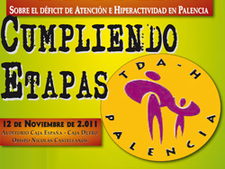 Cartel III Jornada sobre TDAH en Palencia