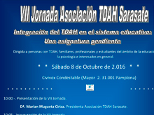 VII Jornada Asociación TDAH. Pamplona